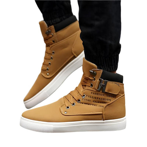 Urban Flex High-Top Sneakers | Trendy Urban Footwear