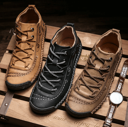 Urban Leather Sneakers | Trendy City Fashion Forward