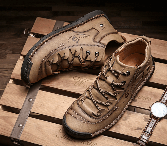 Urban Leather Sneakers | Trendy City Fashion Forward