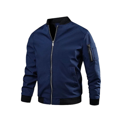 Urban Style Bomber Jacket | Multi-Pocket and Modern Fit Design