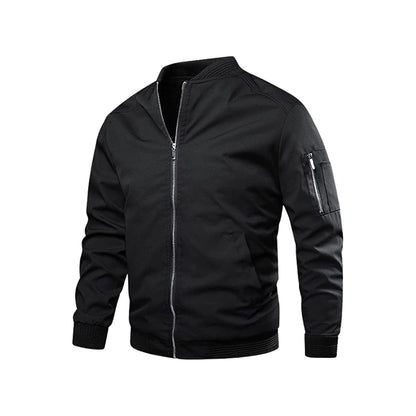 Urban Style Bomber Jacket | Multi-Pocket and Modern Fit Design