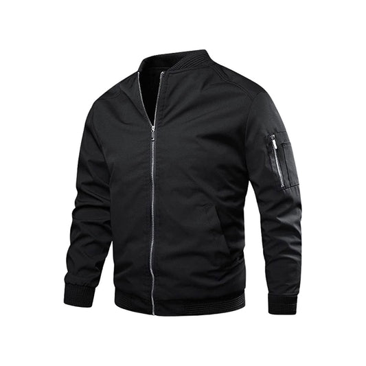 Urban Style Bomber Jacket | Multi-Pocket and Modern Fit Design