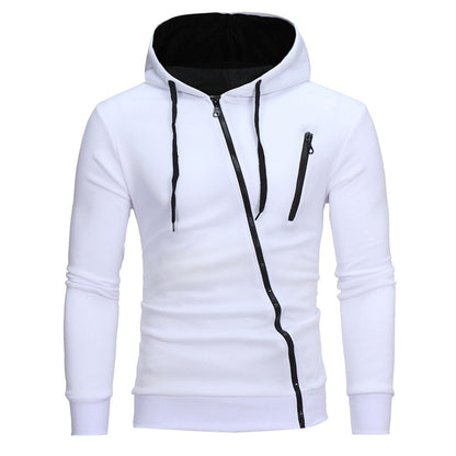 Urban Style Hoodie & Joggers Set | Stylish Contrast Zip