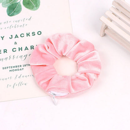 Velvet Scrunchie Collection | Stylish Hidden Pocket Design