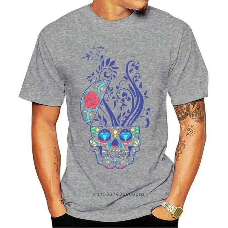 Vibrant Skull Graphic Tee | Bold Artistic Design