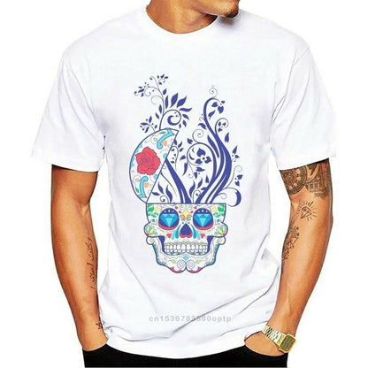 Vibrant Skull Graphic Tee | Bold Artistic Design