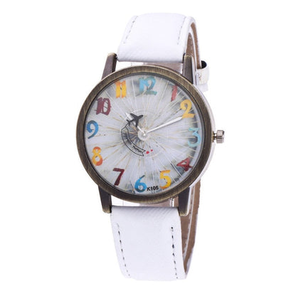 Vintage Aviator Watch | Colorful Dial Adventure Watch
