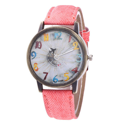Vintage Aviator Watch | Colorful Dial Adventure Watch