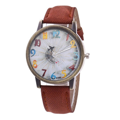 Vintage Aviator Watch | Colorful Dial Adventure Watch