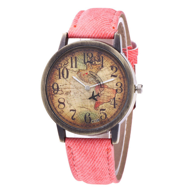 Vintage Aviator Watch | Colorful Dial Adventure Watch