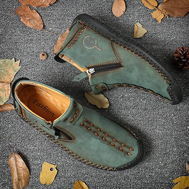 Warm Leather Ankle Boots | Fur Lined Comfort for Women