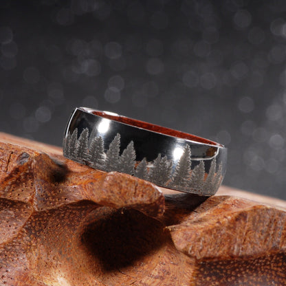 Wilderness Edge Ring | Nature-Inspired Design