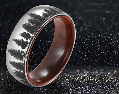 Wilderness Edge Ring | Nature-Inspired Design