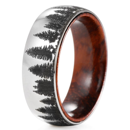 Wilderness Edge Ring | Nature-Inspired Design