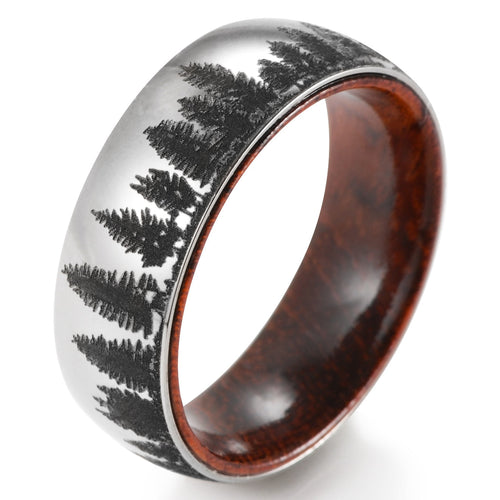 Wilderness Edge Ring | Nature-Inspired Design