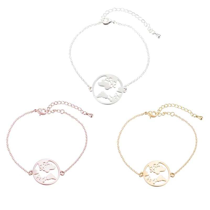World Map Bracelet | Timeless Elegance Bracelet