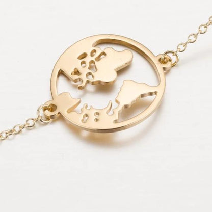 World Map Bracelet | Timeless Elegance Bracelet