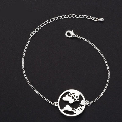 World Map Bracelet | Timeless Elegance Bracelet